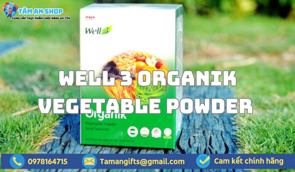 Well 3 Organik Vegetable Powder