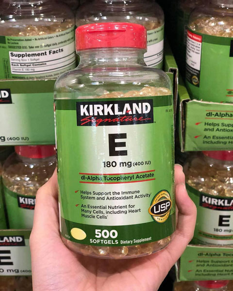 Vitamin E Kirkland đem lại rất nhiều tác dụng đến sức khỏe 