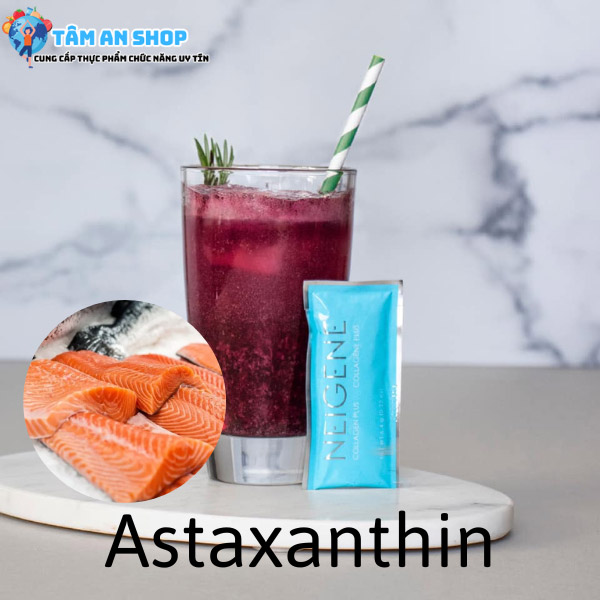 Astaxanthin là một sắc tố màu đỏ được tổng hợp tự nhiên từ cá hồi