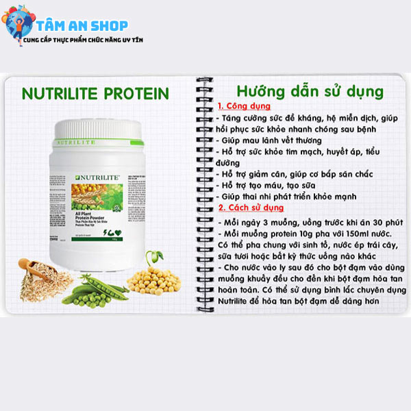 Hướng dẫn sử dụng Nutrilite Protein đúng cách