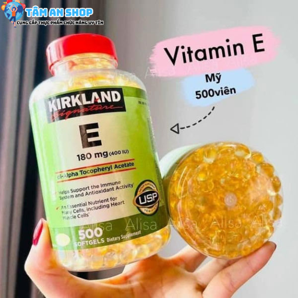 Vitamin E Kirkland giúp giảm stress