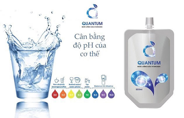 Tác dụng nổi bật của nước Quantum