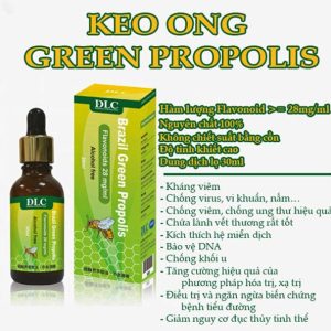 Keo ong Green Propplis được sản xuất dưới quy trình công nghệ tân tiến