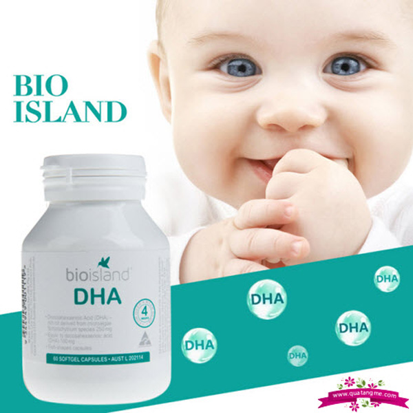 Trẻ em trên 7 tháng tuổi được khuyến nghị dùng Bio Island DHA