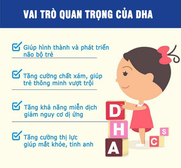 Vai trò quan trọng của DHA với trẻ nhỏ là gì? 