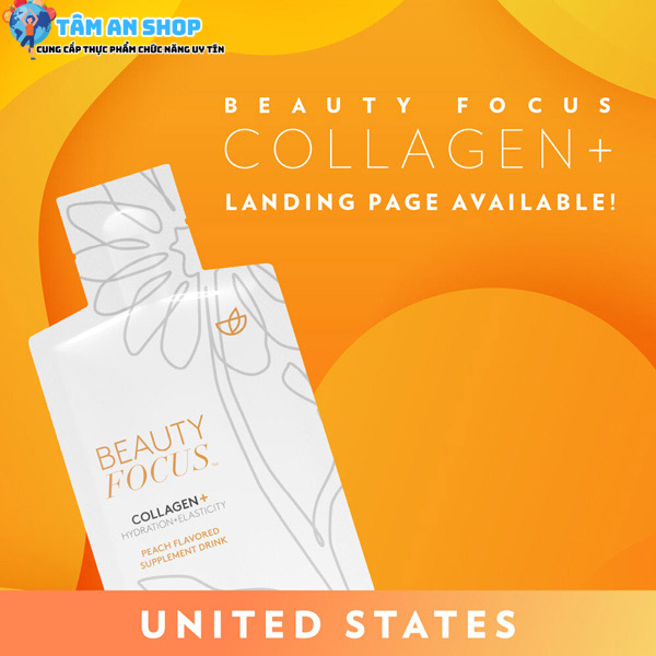 Beauty Focus Collagen có khả năng thẩm thấu sâu hơn collagen thông thường