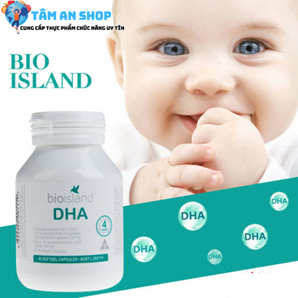 Trẻ em trên 7 tháng tuổi được khuyến nghị dùng Bio Island DHA
