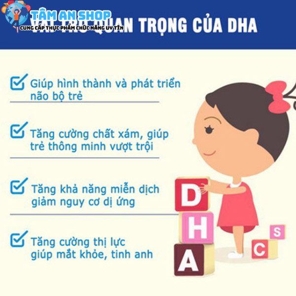 Vai trò quan trọng của DHA với trẻ nhỏ là gì?