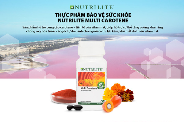 Nutrilite Multi Carotene là thực phẩm bổ mắt AmWay