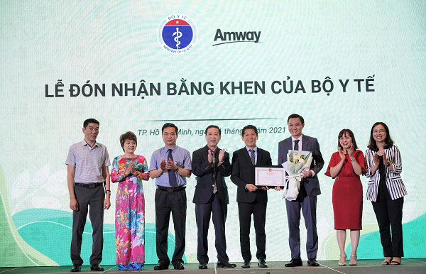 AmWay nhận lời khen từ Bộ Y tế Việt Nam