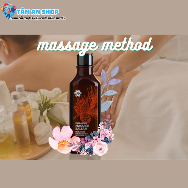Massage cùng dầu Balsam