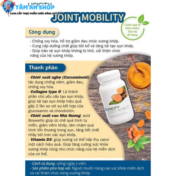 Thành phần của Joint Mobility Unicity