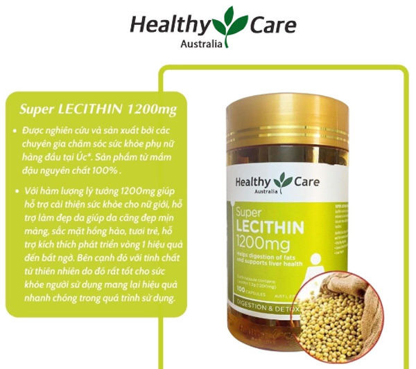 Giá chính hãng Lecthin Healthy Care là bao nhiêu?