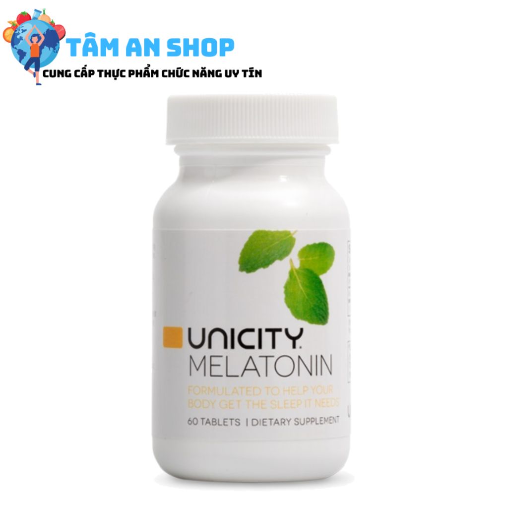 Sản phẩm Melatonin Unicity có những hoạt chất nào?