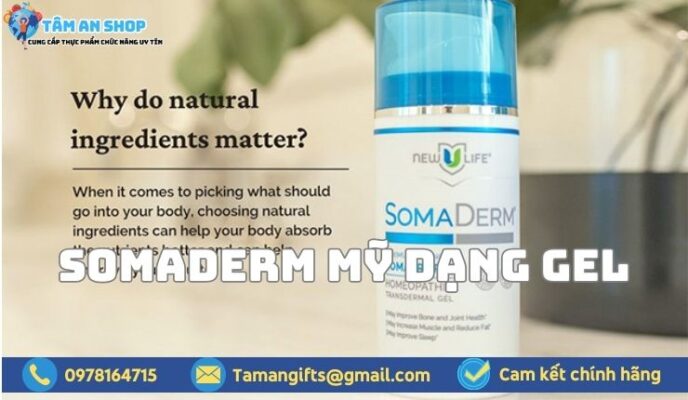 Somaderm Mỹ dạng gel