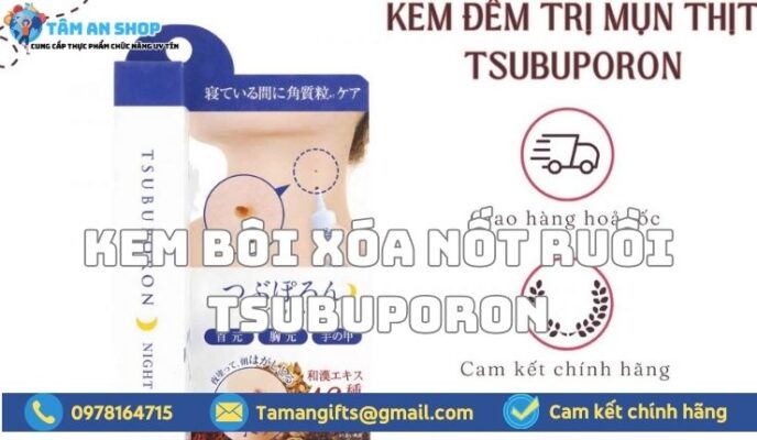 Kem Bôi Xóa Nốt Ruồi Tsubuporon