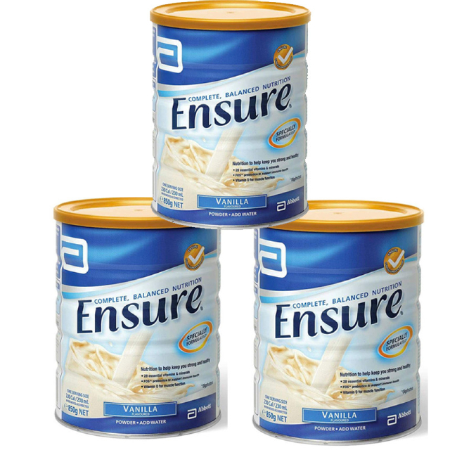 Sữa Ensure Úc 850g giúp nâng cao khả năng hấp thụ dưỡng chất