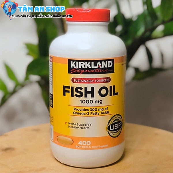 Thông tin chi tiết về Fish Oil 400 Viên Kirkland