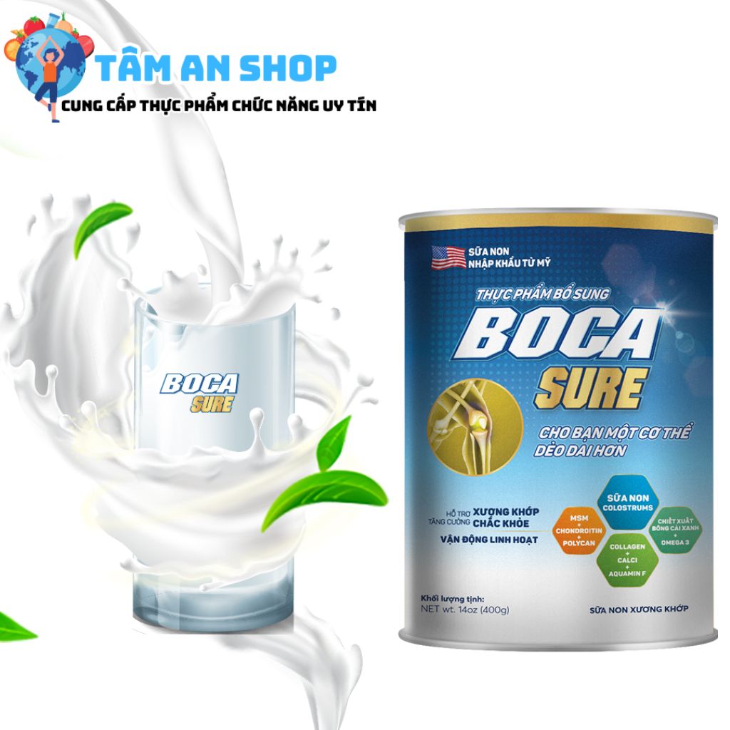 Sản phẩm Sữa non Boca Sure chính hãng có giá bao nhiêu?