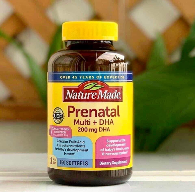 Công dụng Prenatal Multi DHA Nature Made mang lại