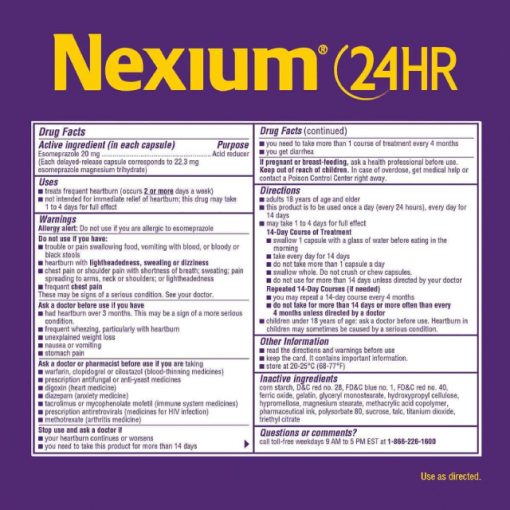 Ưu điểm của viên uống Nexium 24HR