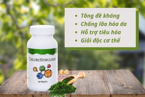 Các công dụng của tảo xoắn ChloroSpirulina Unicity