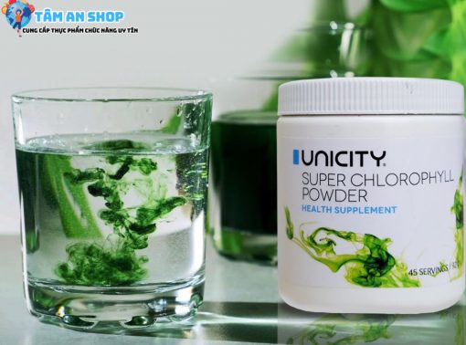 các thành phần có trong bộ diệp lục Unicity