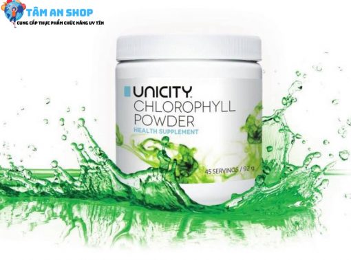 cách dùng bột diệp lục Unicity