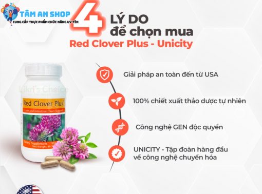 mua Red Clover Plus Unicity chính hãng ở đâu