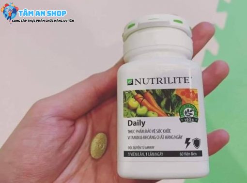 các thành phần có trong Nutrilite Daily