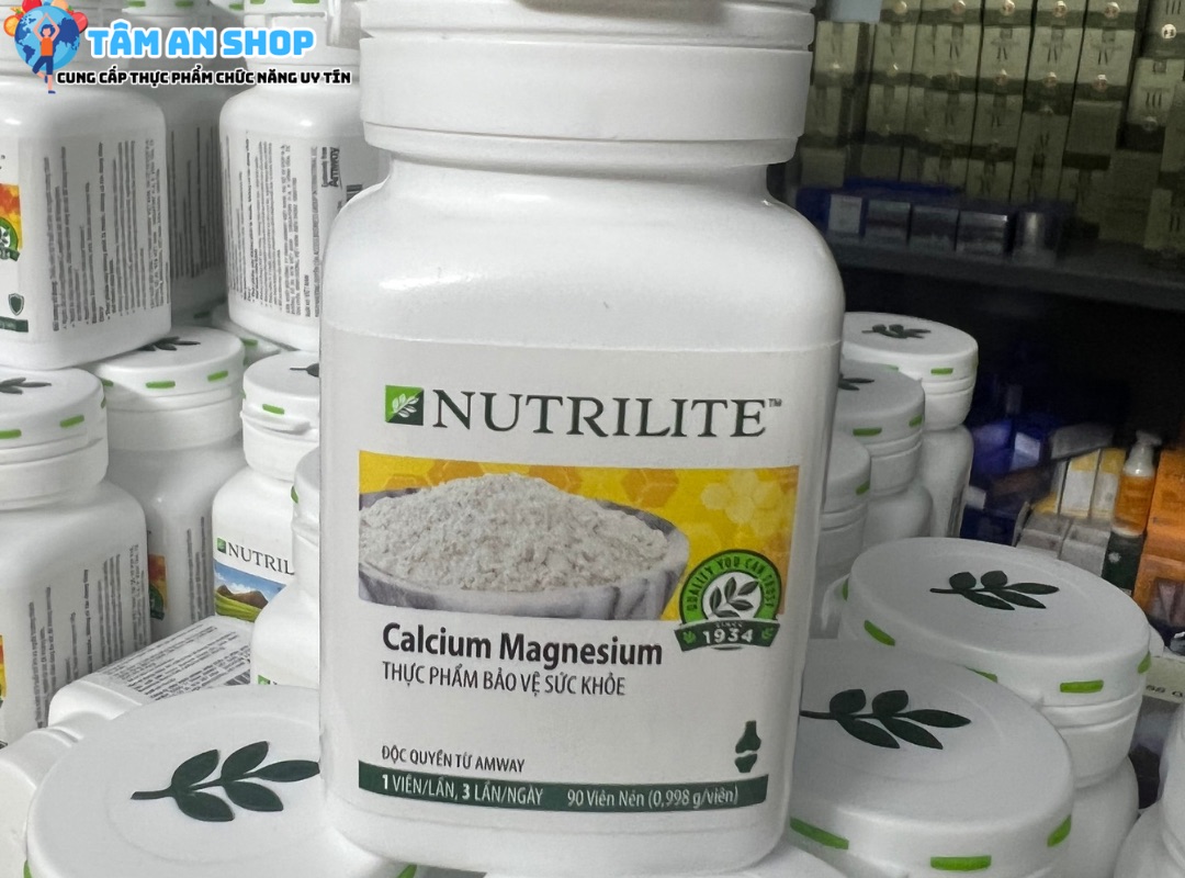 cách sử dụng sản phẩm Nutrilite calcium magnesium
