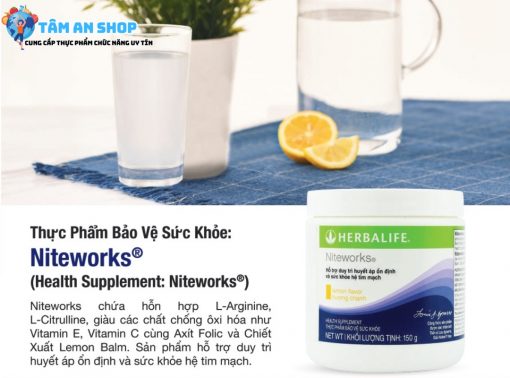 giá Herbalife Niteworks tim mạch bao nhiêu