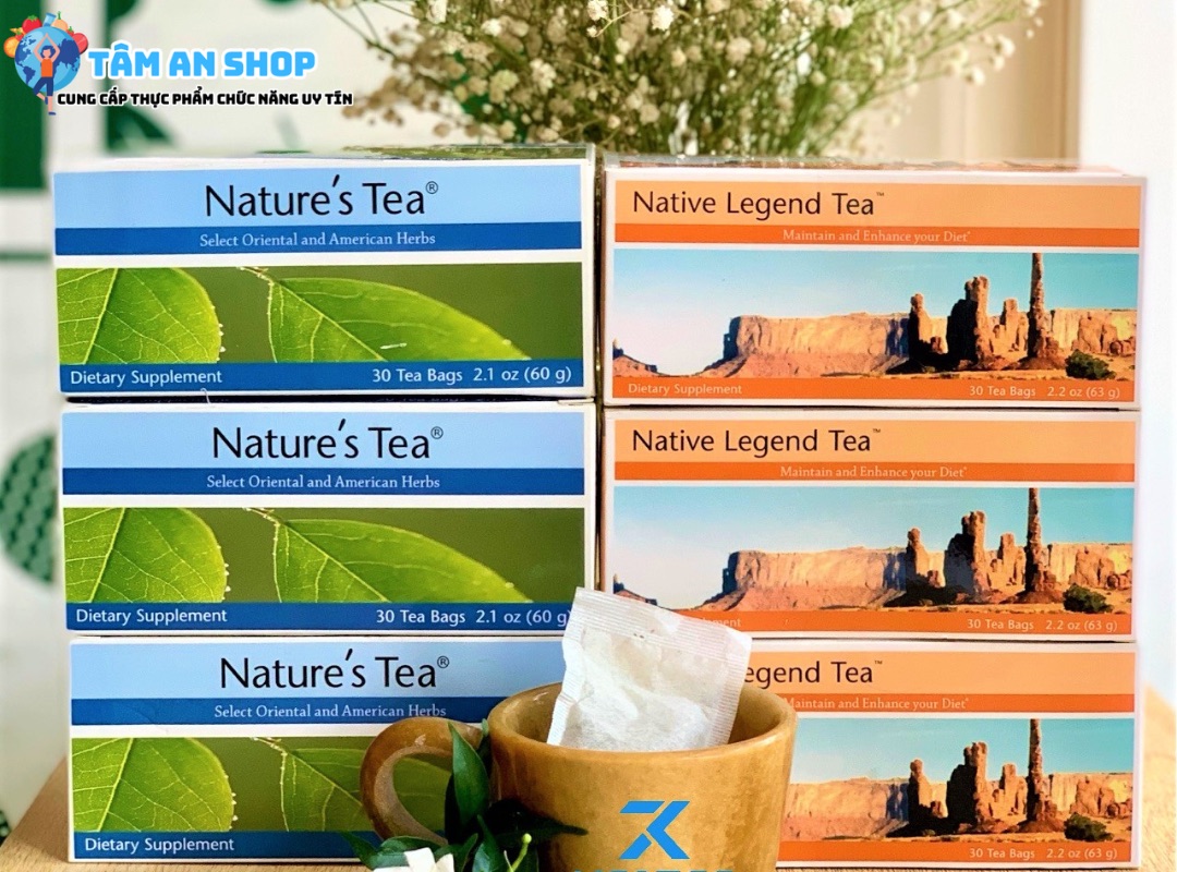giá trà thải độc ruột Nature's tea Unicity bao nhiêu