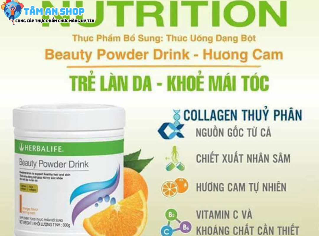 sản phẩm Collagen Herbalife Beauty Power Drink