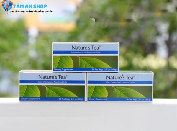 sản phẩm cách sử dụng trà thải độc ruột Nature's tea Unicity