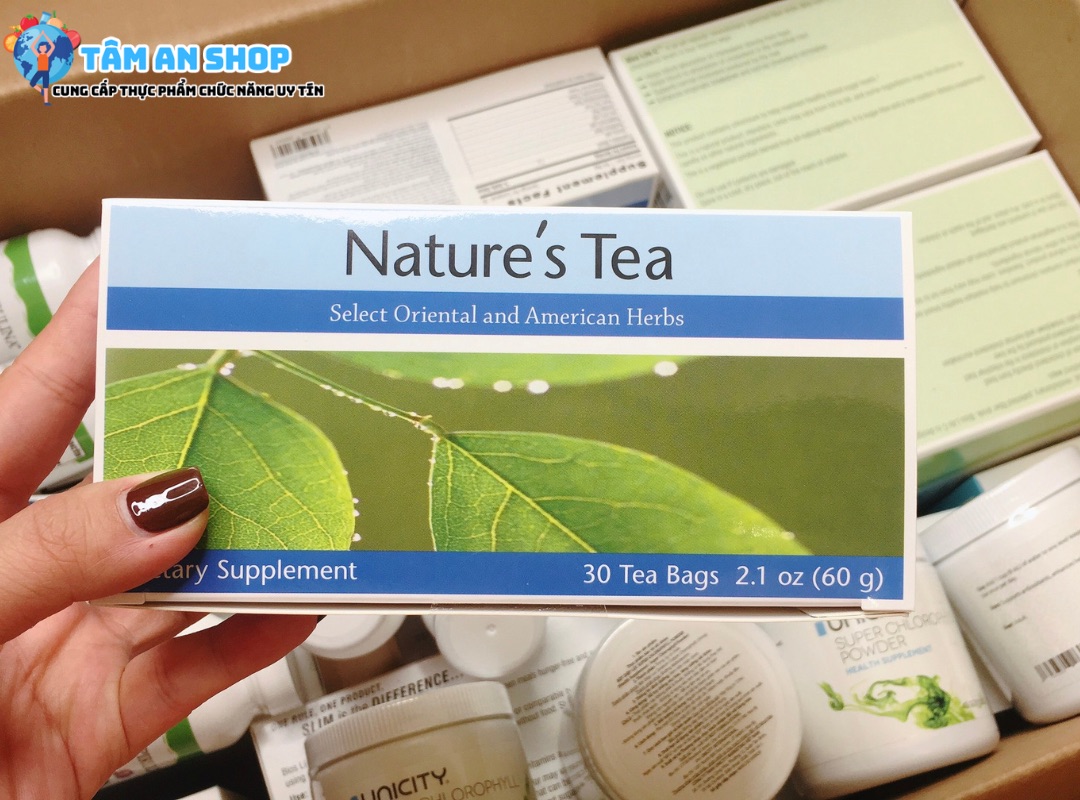 trà thải độc ruột Nature's tea Unicity có tốt không
