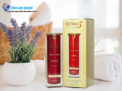 Chai Serum O2Max3 hỗ trợ làn da phái đẹp