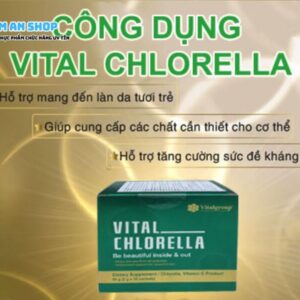 Công dụng và lợi ích khi sử dụng Tảo lục Vital Chlorella
