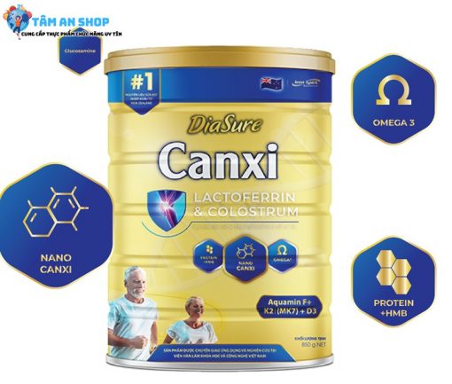 Diasure canxi với nhiều dưỡng chất