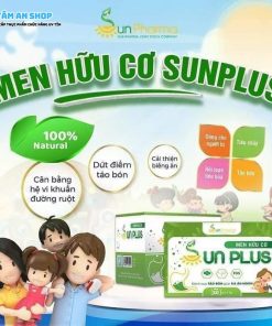 Men Sun plus hữu cơ thành phần tự nhiên