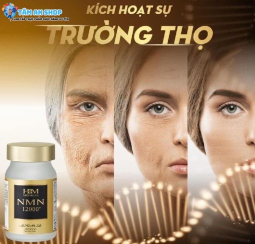 NMN Aishodo 12000 Nhật Bản kích hoạt sự trường thọ