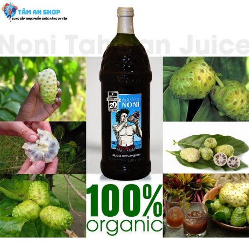 Noni Juice thành phần tự nhiên bổ dưỡng