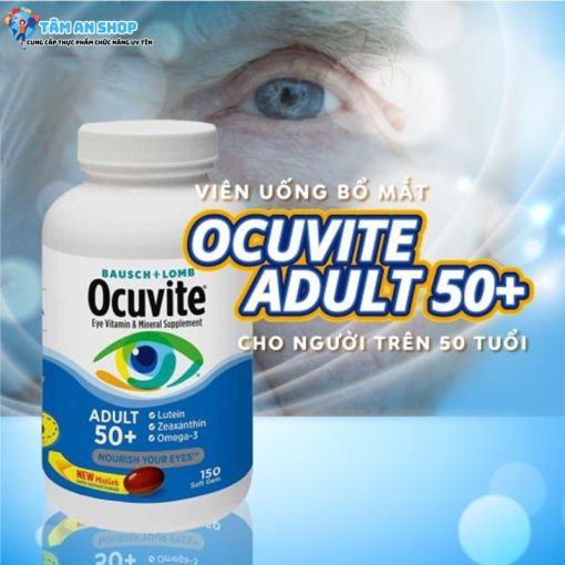 Ocuvite Adults 50+ dành cho người trên 50 tuổi