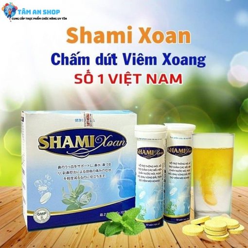 Viên sủi Shami Xoan nguồn gốc tự nhiên