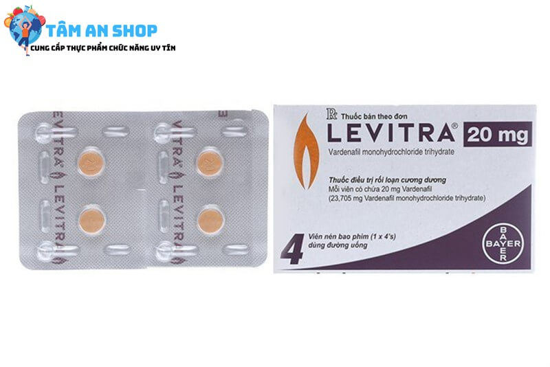Viên uống điều trị rối loạn cương dương Levitra