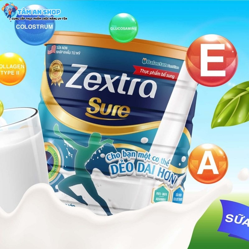 Sữa Zextra Sure chứa Lysine