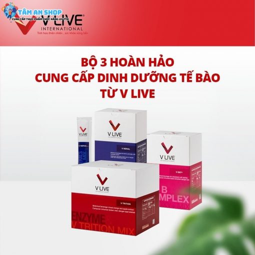 Bộ sản phẩm V-live dưỡng chất hoàn hảo