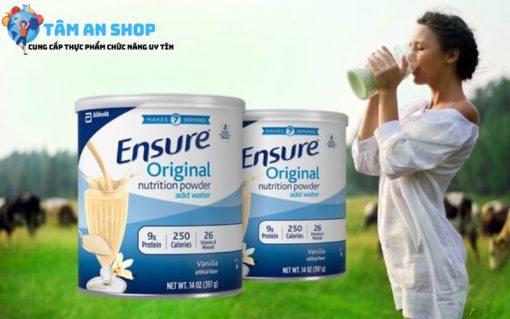 Bột dinh dưỡng nguyên chất Ensure Mỹ 397g