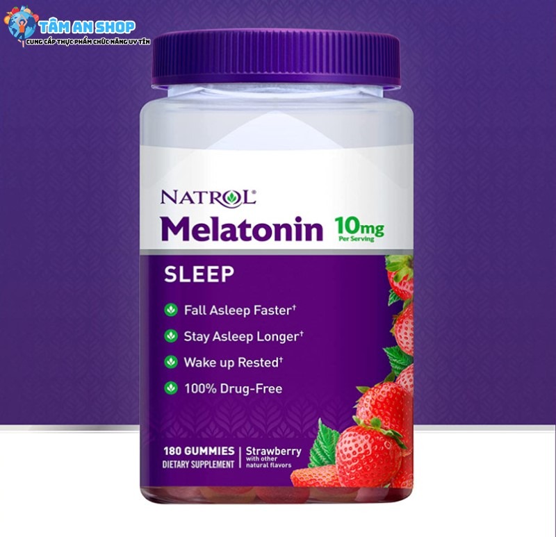 Thực phẩm chức năng Natrol Gummies 10mg Sleep