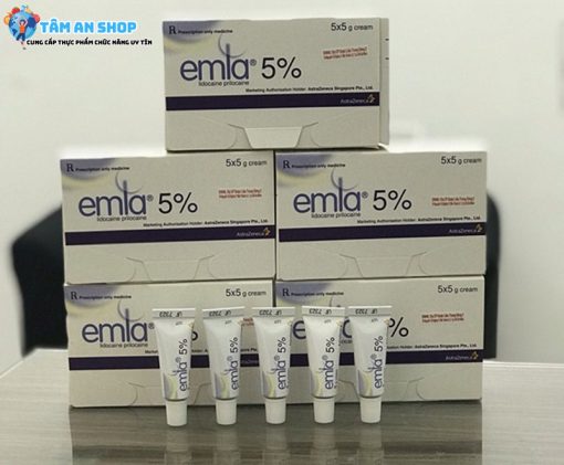 Sử dụng Emla 5% liều lượng phù hợp